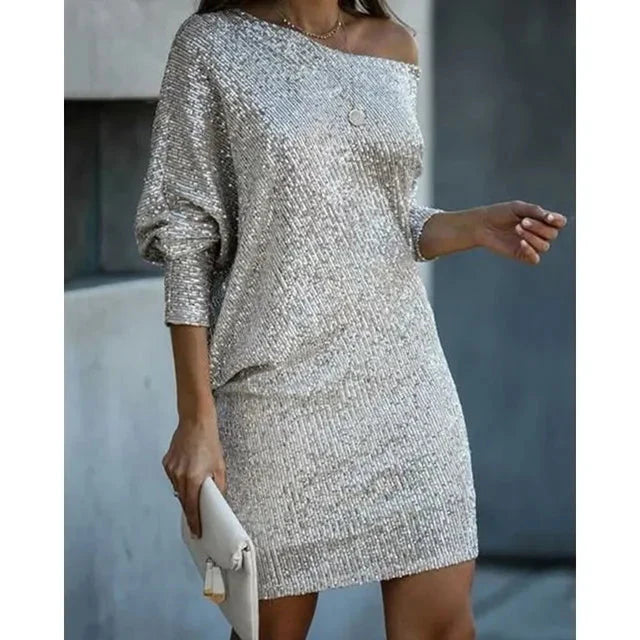 Kyla - Sleeveless Cocktail Dress with Sequins