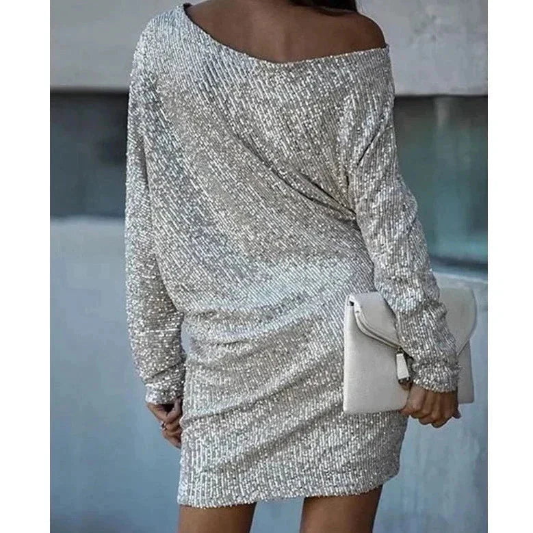 Kyla - Sleeveless Cocktail Dress with Sequins