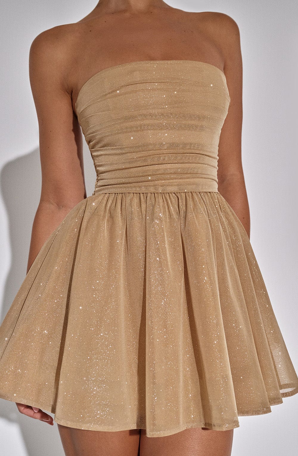 Lila - Glamoureuze Party Mini-Jurk voor Dames
