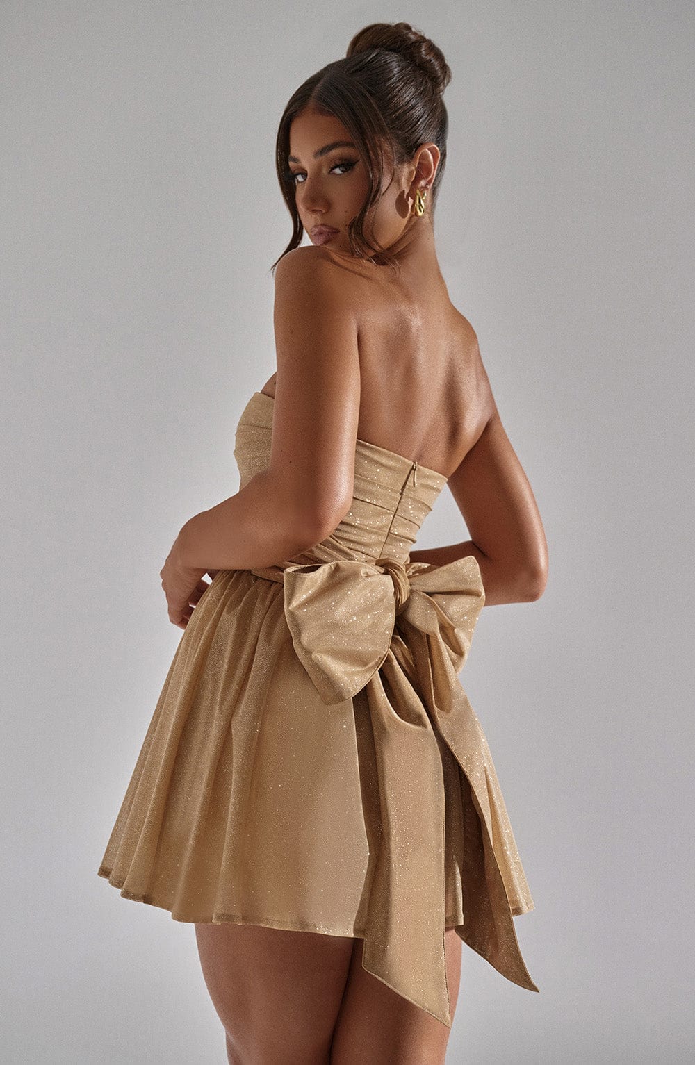Lila - Glamoureuze Party Mini-Jurk voor Dames