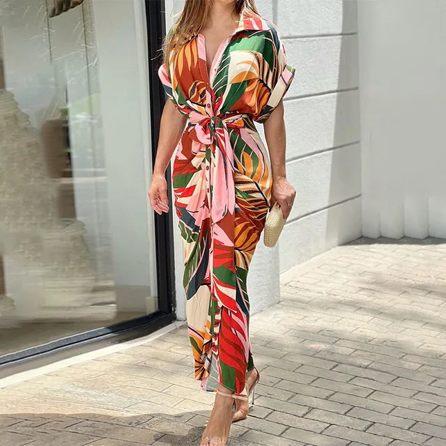 Liora - Modieuze Damesjurk met Elegante Zomersfeer