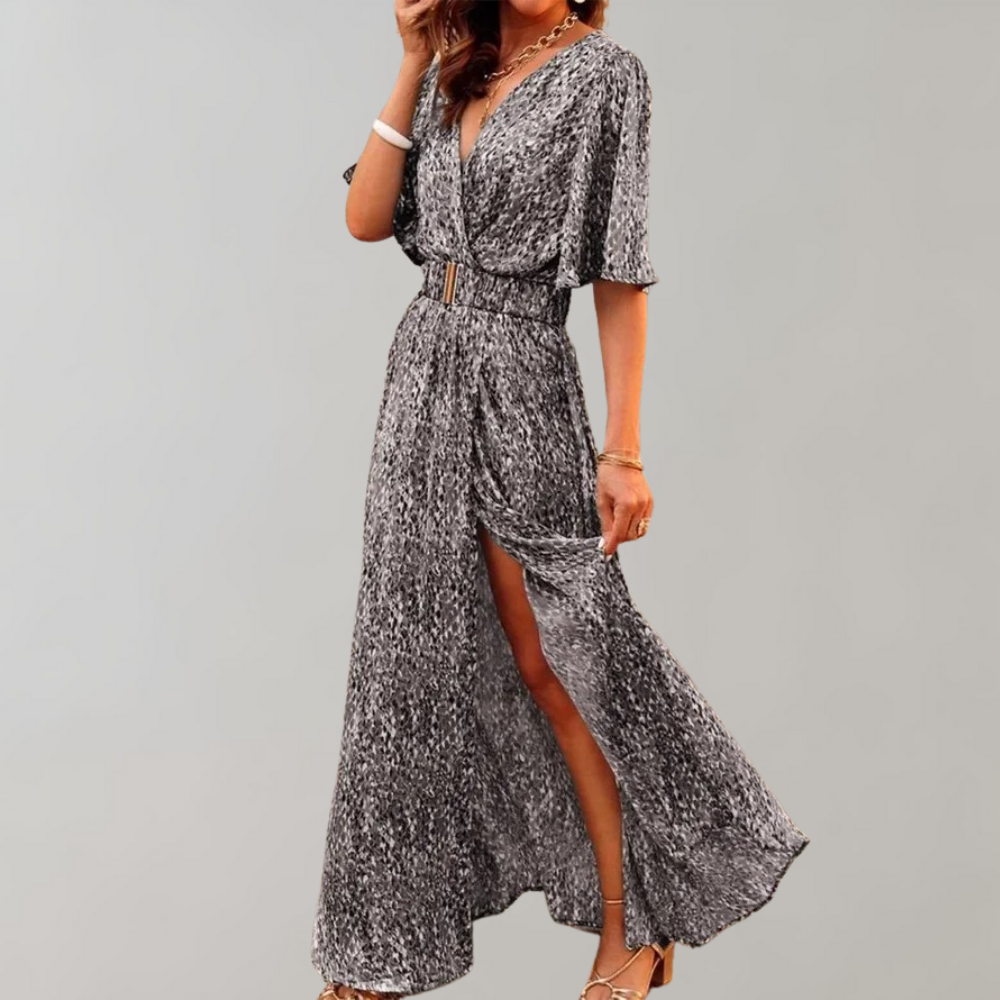 Marlotte - Dames wikkel maxi zomerjurk