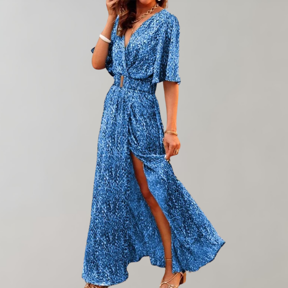 Marlotte - Dames wikkel maxi zomerjurk