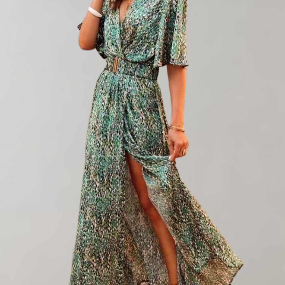 Marlotte - Dames wikkel maxi zomerjurk