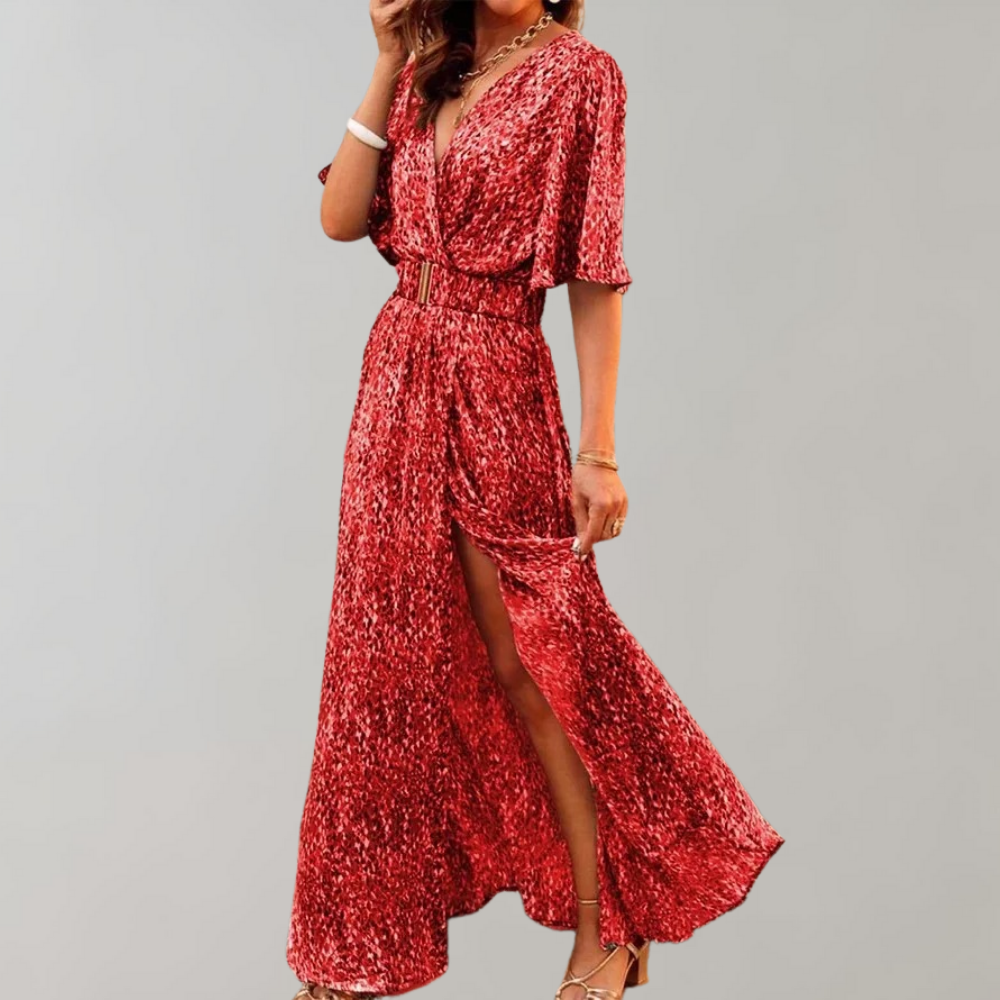Marlotte - Dames wikkel maxi zomerjurk