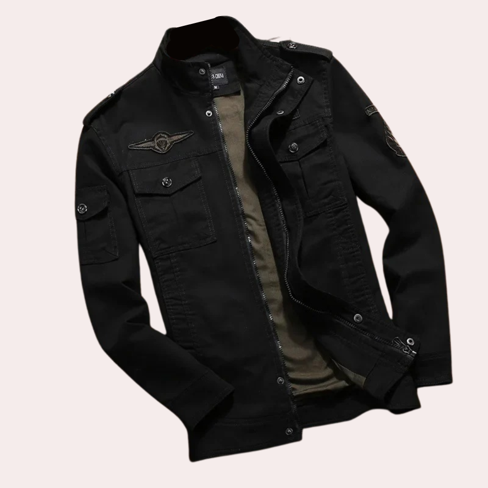 Mathies - Airborne retro militaire jas met zakken