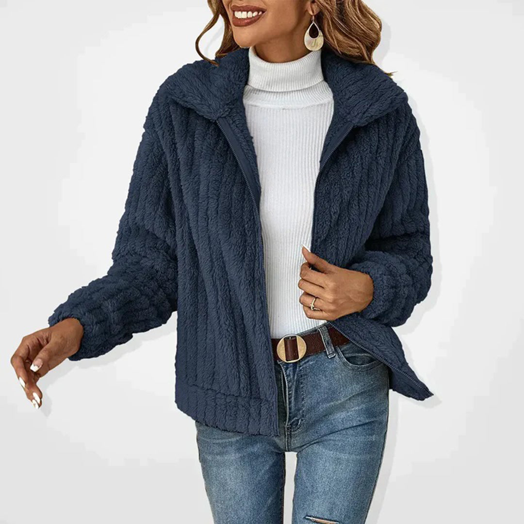 Matilde - Lang fleece vest voor dames