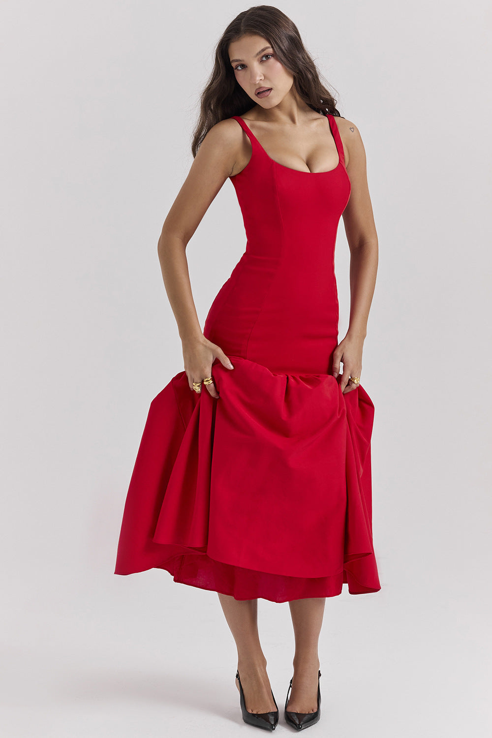 Noor - Elegante Rozenjurk voor Dames