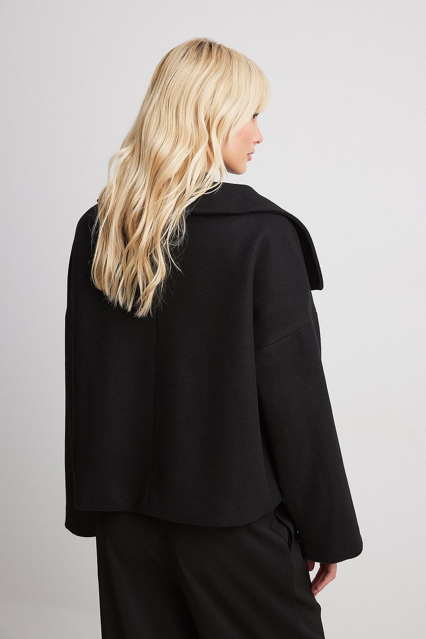 Nora - Elegante Double-Breasted Korte Jas voor Dames