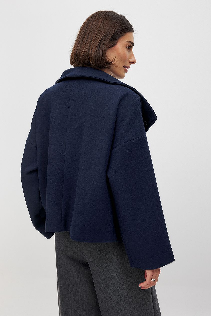 Nora - Elegante Double-Breasted Korte Jas voor Dames