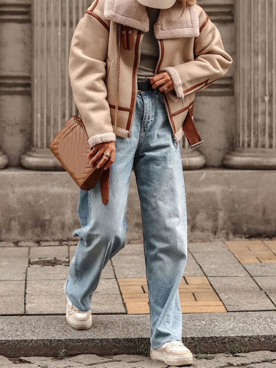 Isobel - Kunstleren jas