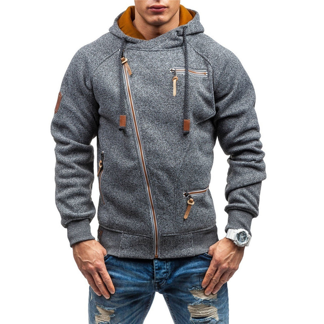 Savio - Fleece vest met capuchon voor heren