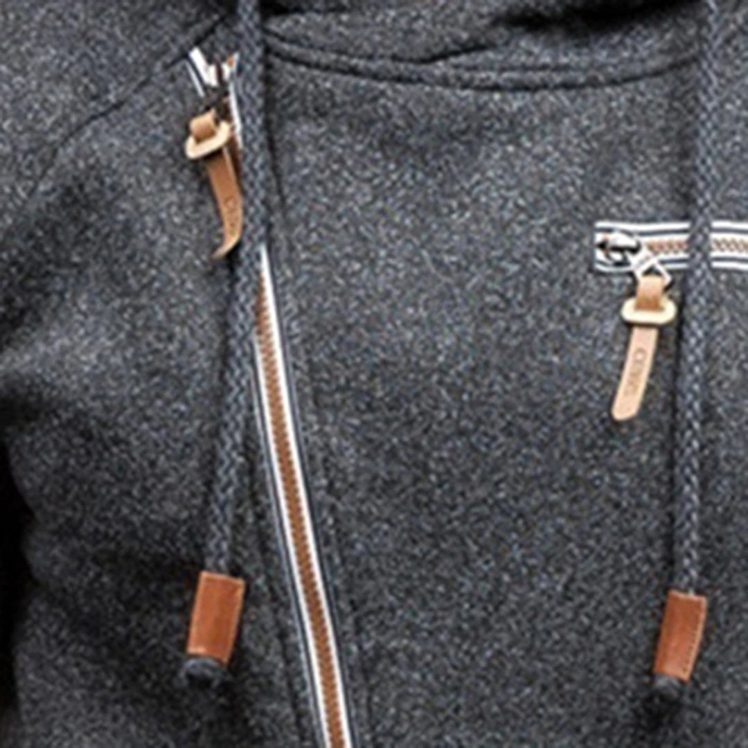 Savio - Fleece vest met capuchon voor heren