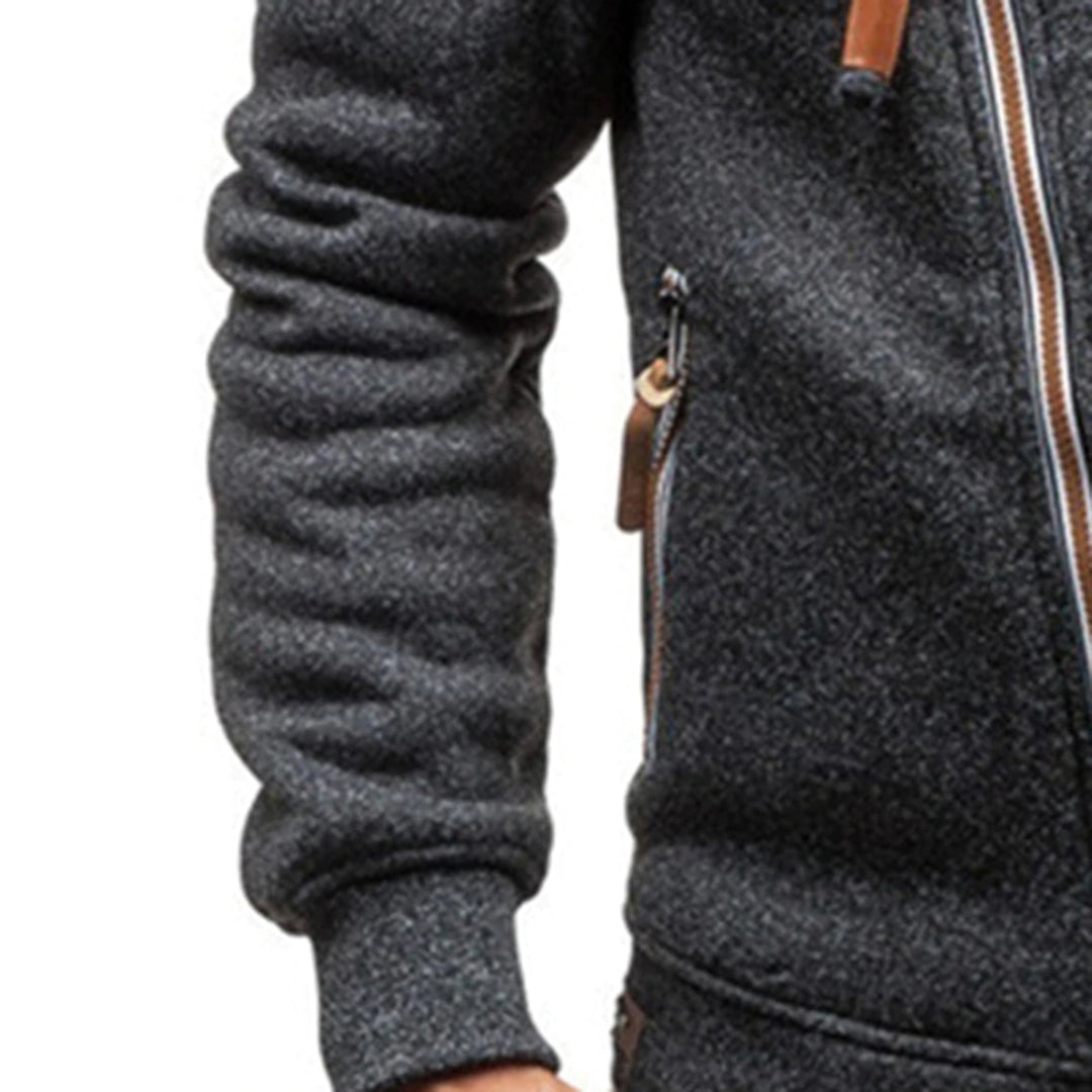 Savio - Fleece vest met capuchon voor heren