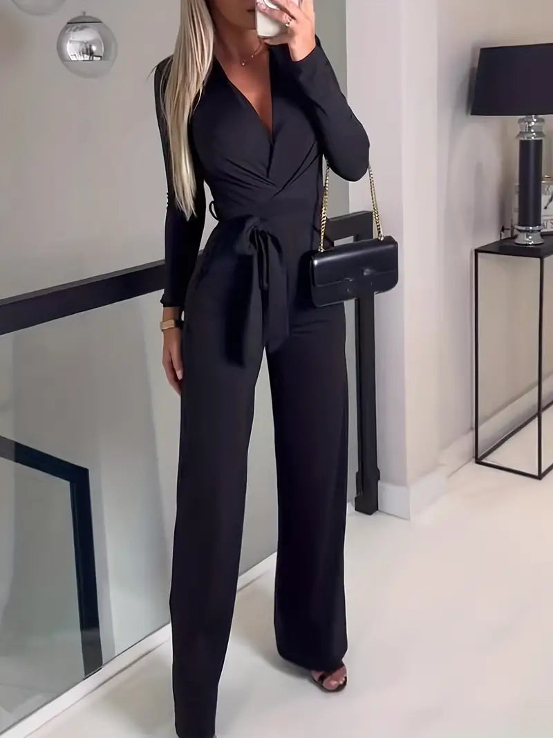 Tanya - Jumpsuit voor dames met V-hals