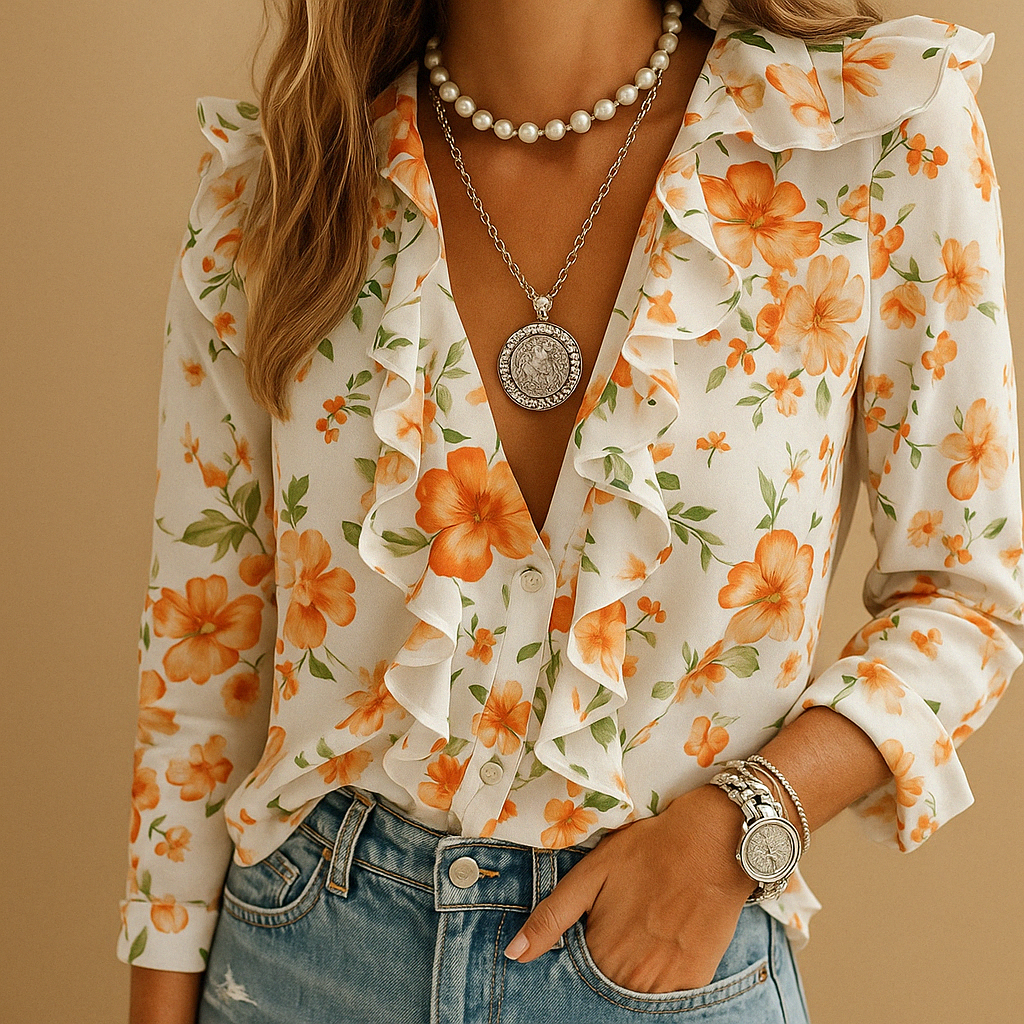 Tatjana - Blouse met ruches