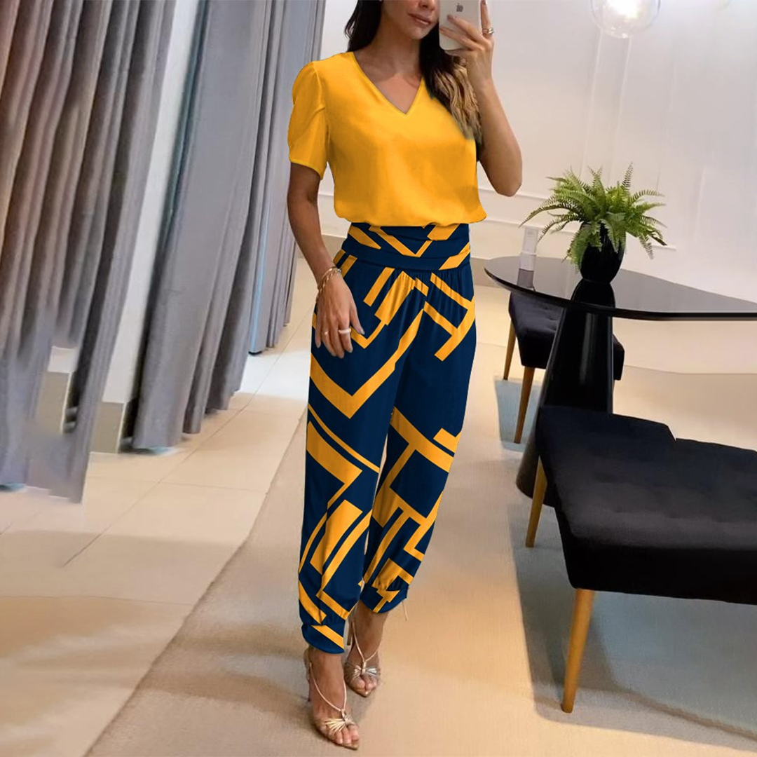 Valeria - Elegante Bedrukte Jumpsuit