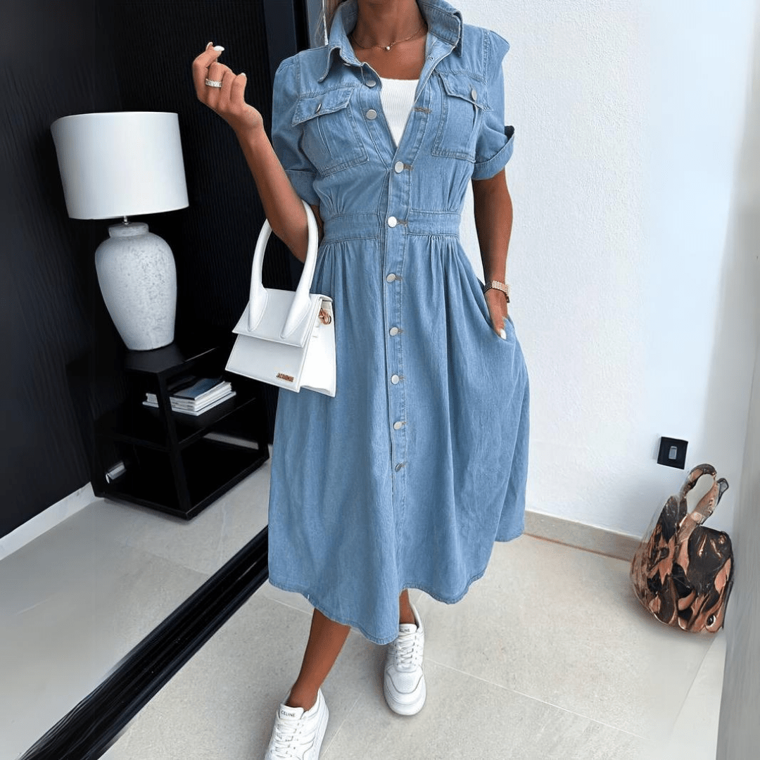 Violetta - Casual denim jurk