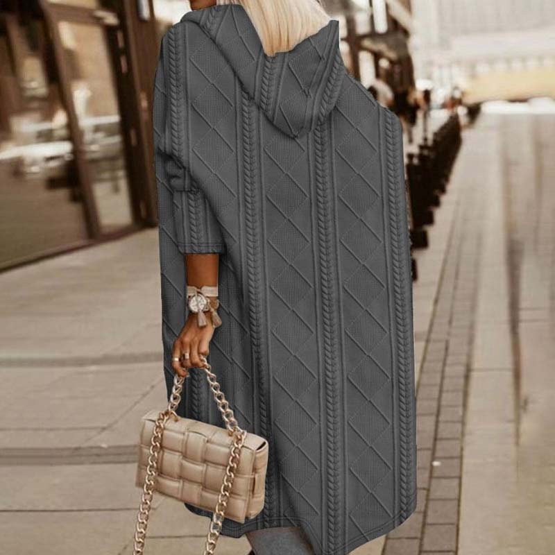 Vittoria - Oversized vest met capuchon