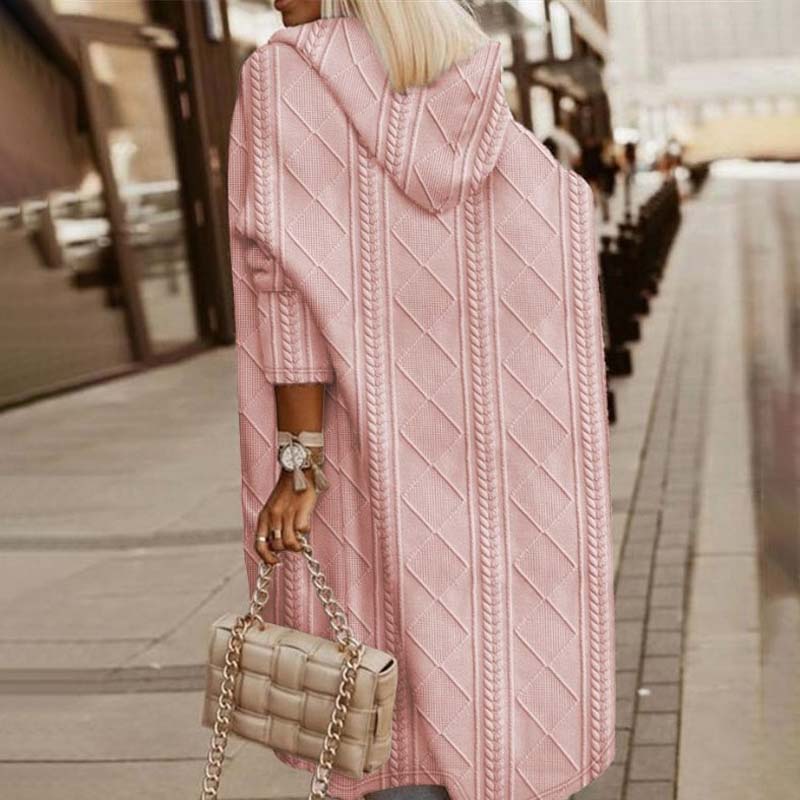Vittoria - Oversized vest met capuchon