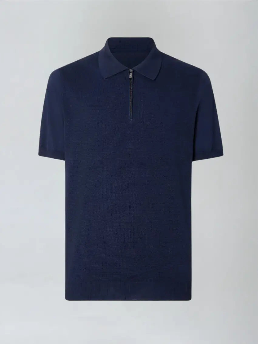 Wybren - Marineblauw Zomer polo