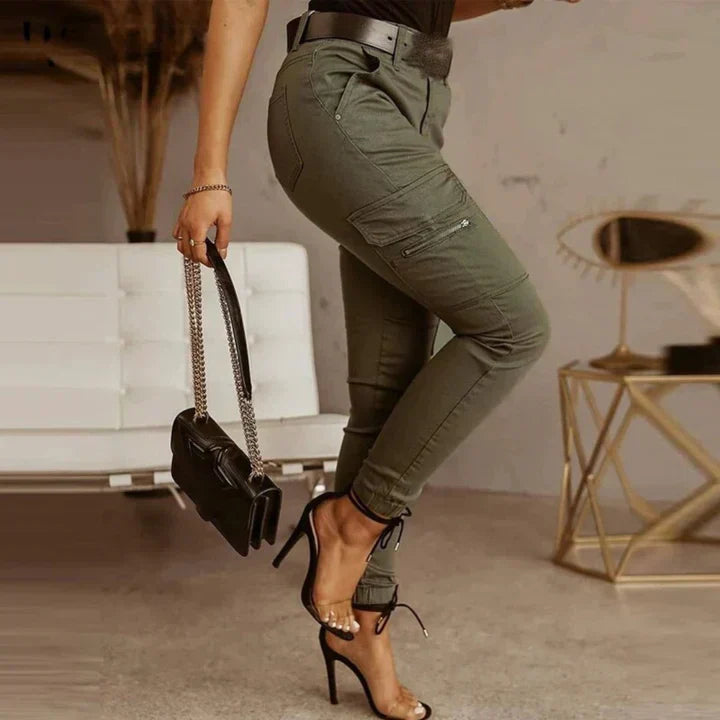 Yara - Dames Cargo Jeans met Stijl en Functionaliteit