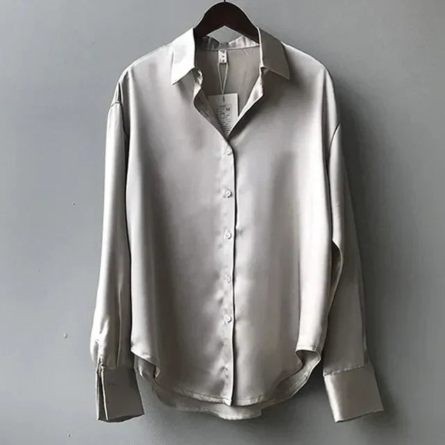 Yill - Luxe blouse van satijn