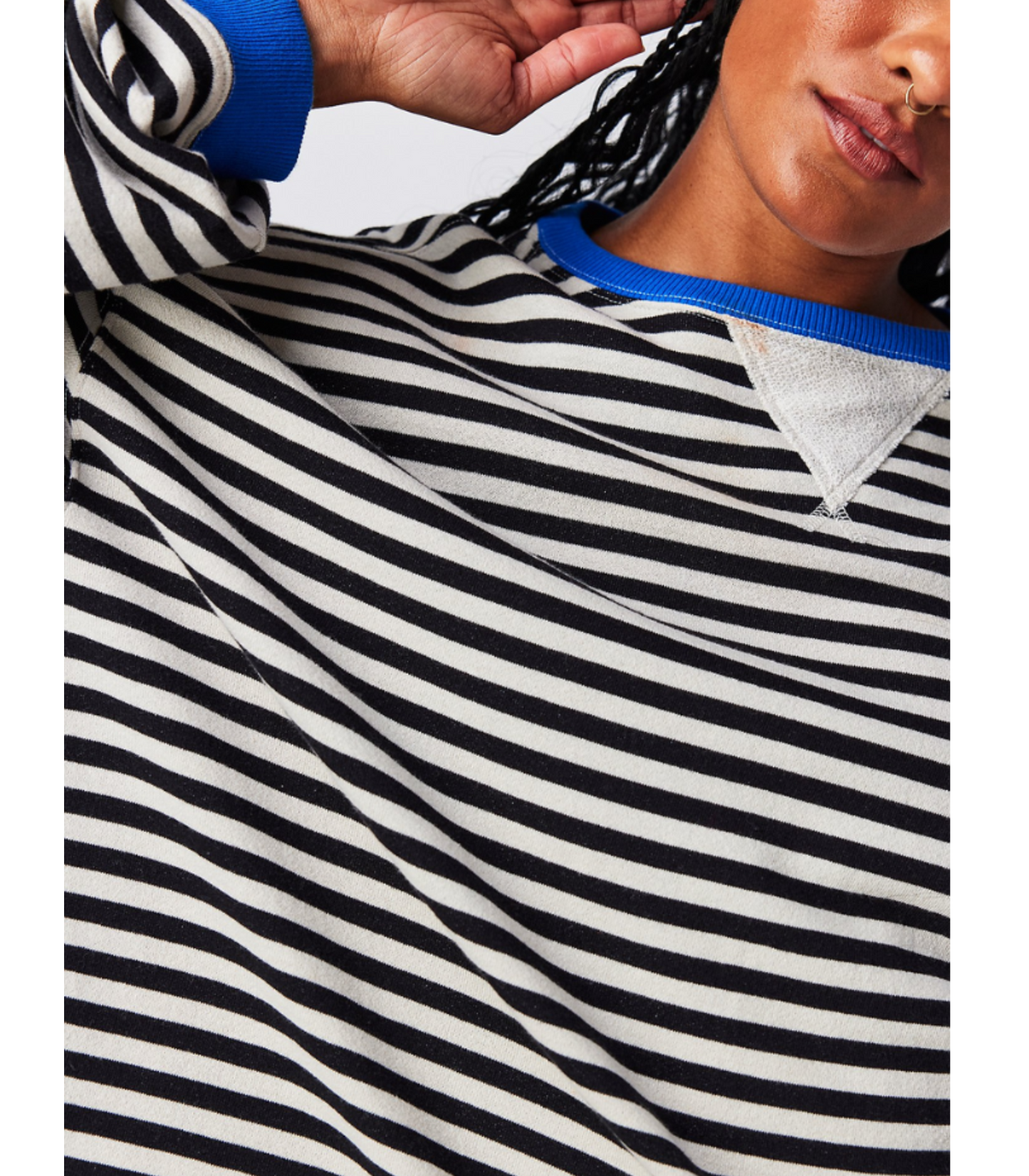 Sharina - Gestreepte oversized trui
