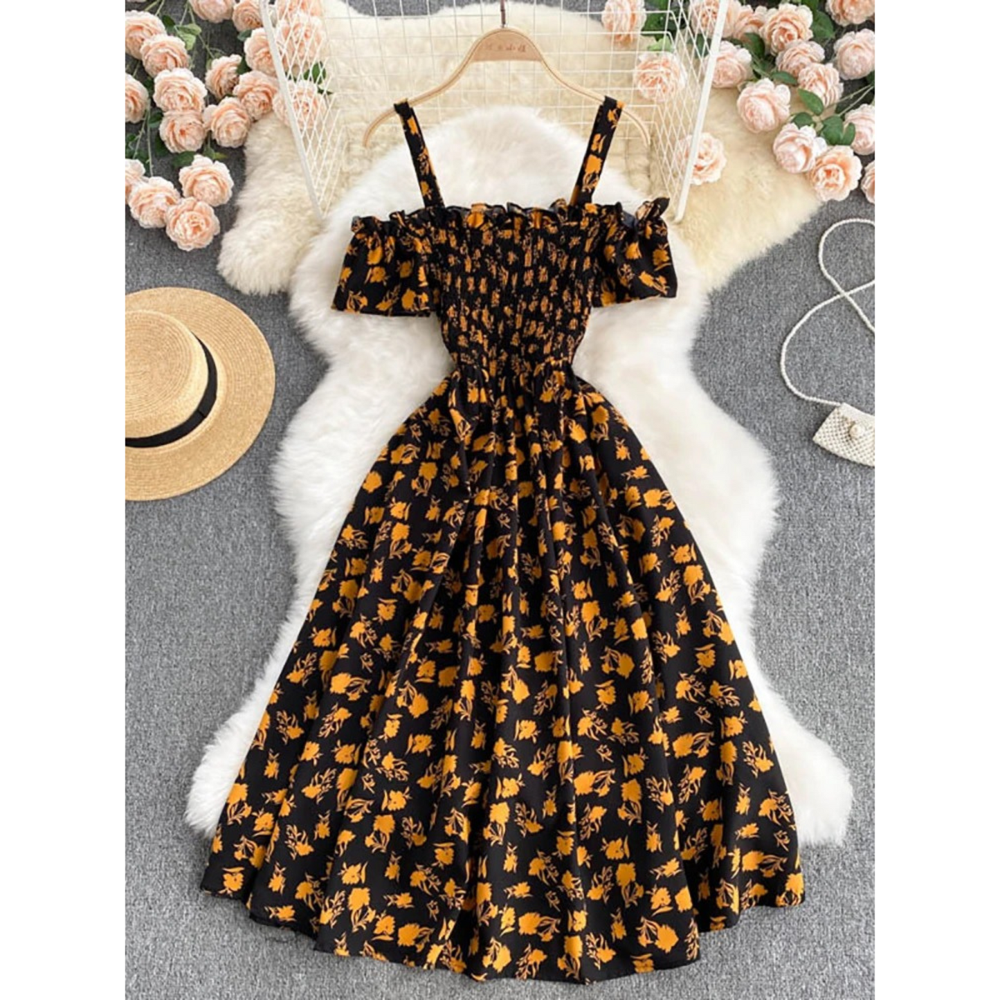 Rosaley - Zomerjurk met print