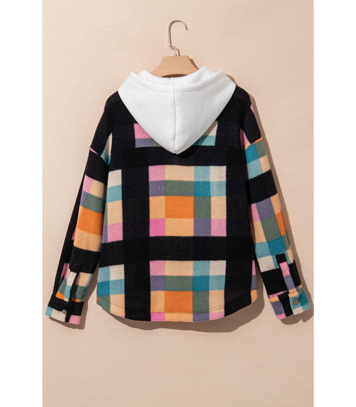 Marit - Multicolour geruite hoodie