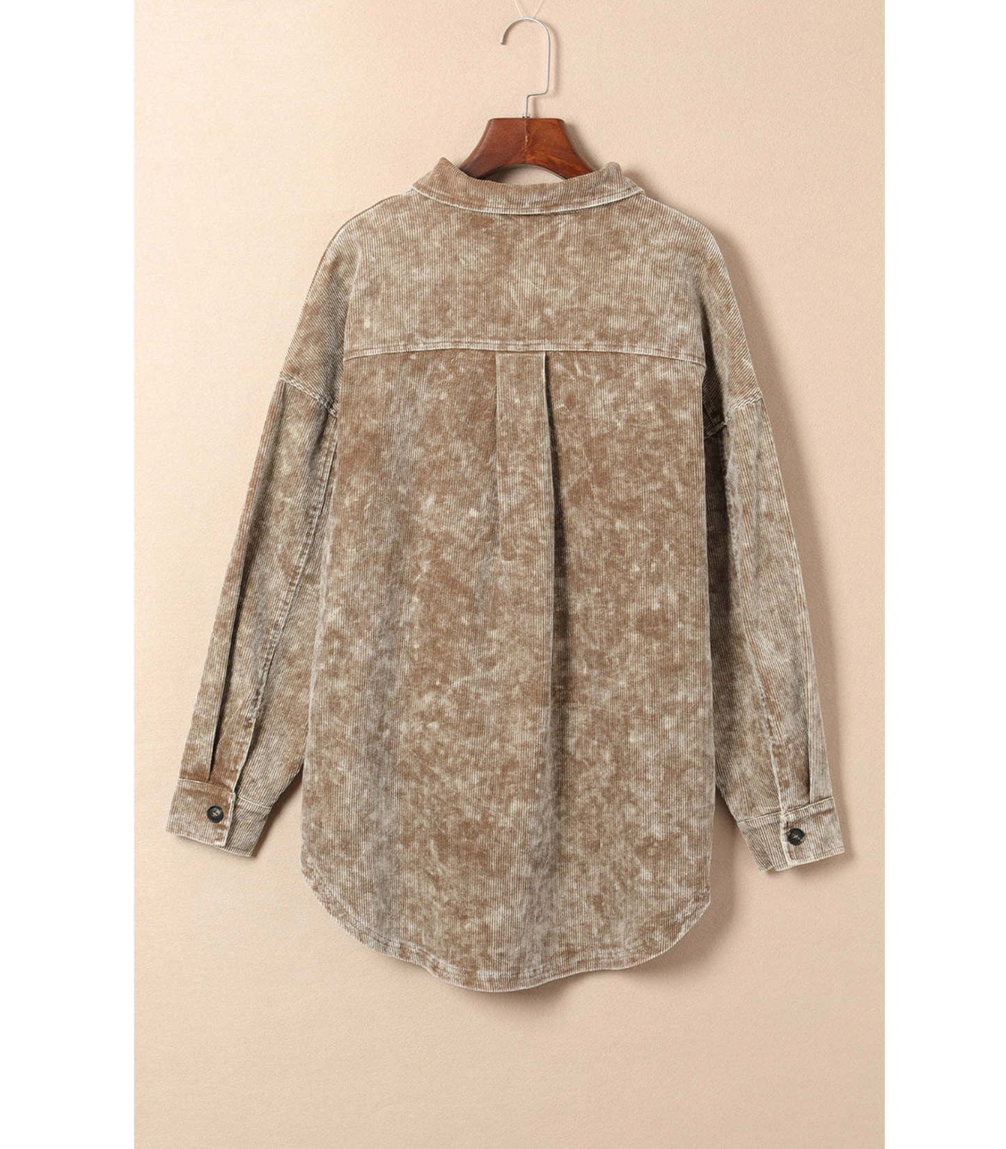 Marcella - Long jacket with button closure