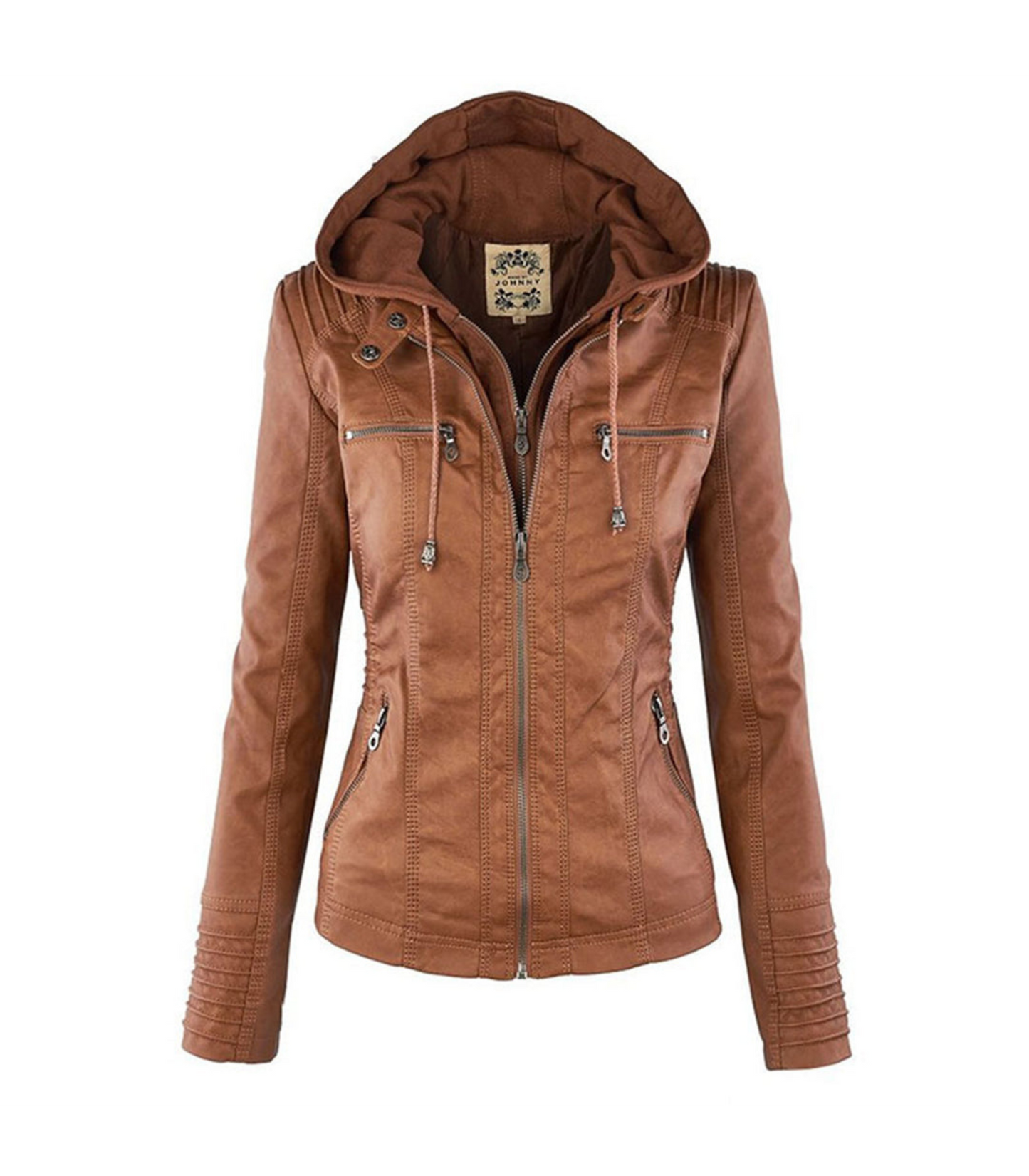Elara - Leren zomerjas voor dames