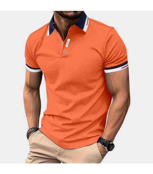Lucas - Oranje Koningsdag Poloshirt voor Heren