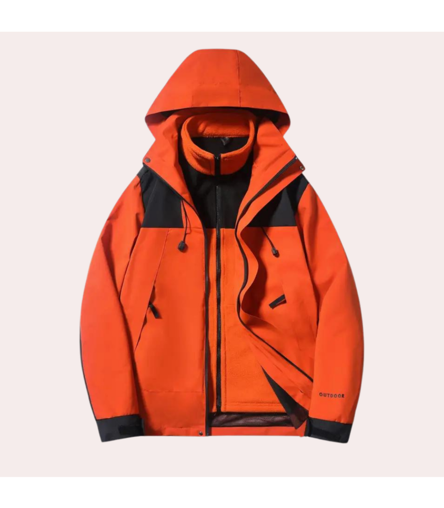 Lars - Oranje Windjack voor Heren