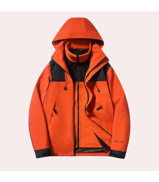 Lars - Oranje Windjack voor Heren
