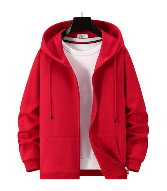 Leroy - Casual vest met capuchon