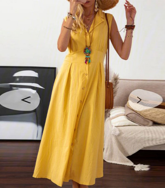 Sienna – Mouwloze Zomerjurk
