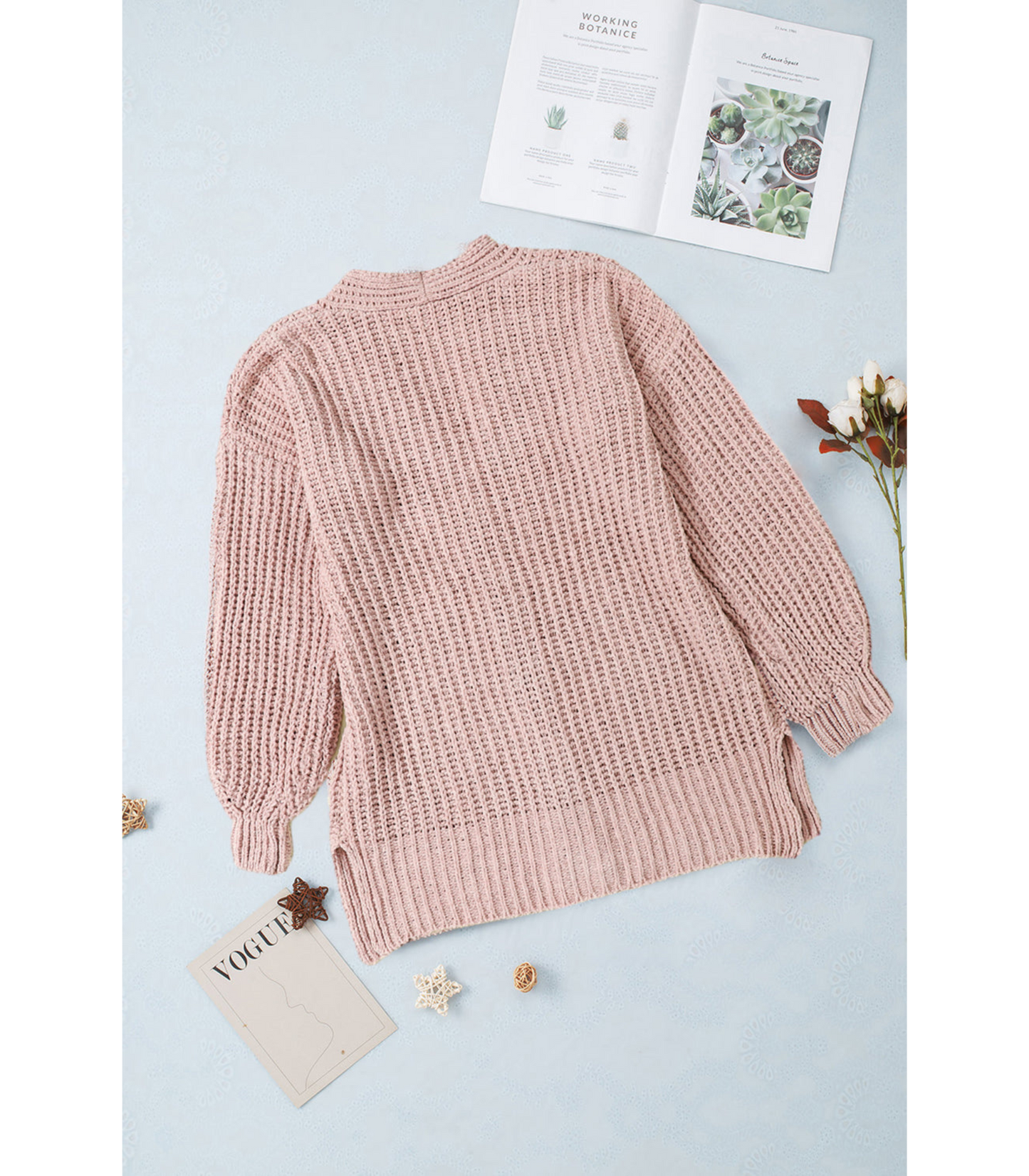 Amy - gebreide cardigan met knoopsluiting