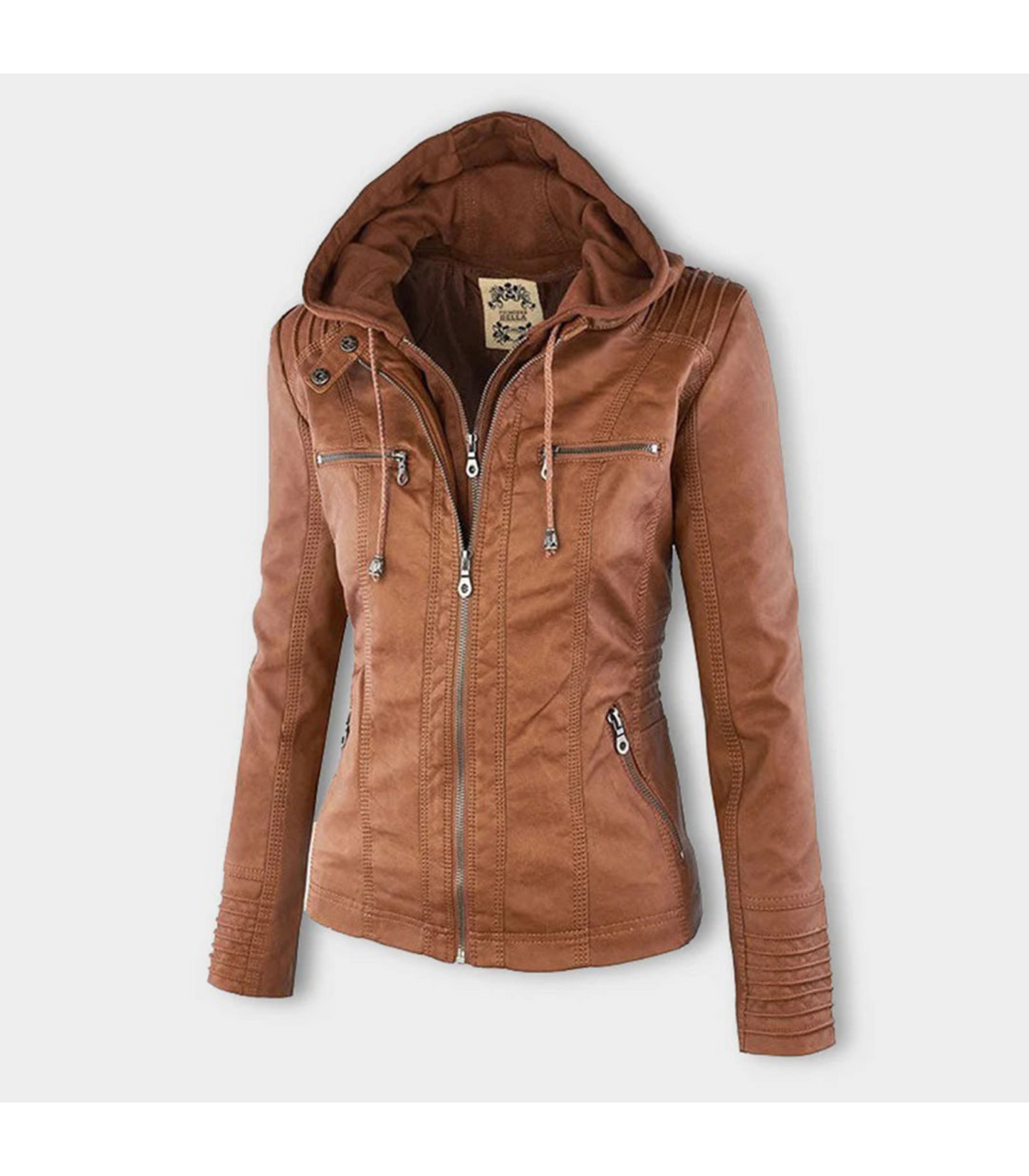 Elara - Leren zomerjas voor dames