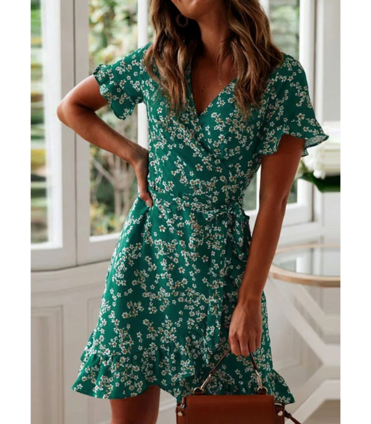 Estelle - Zomerjurk met Bloemenprint