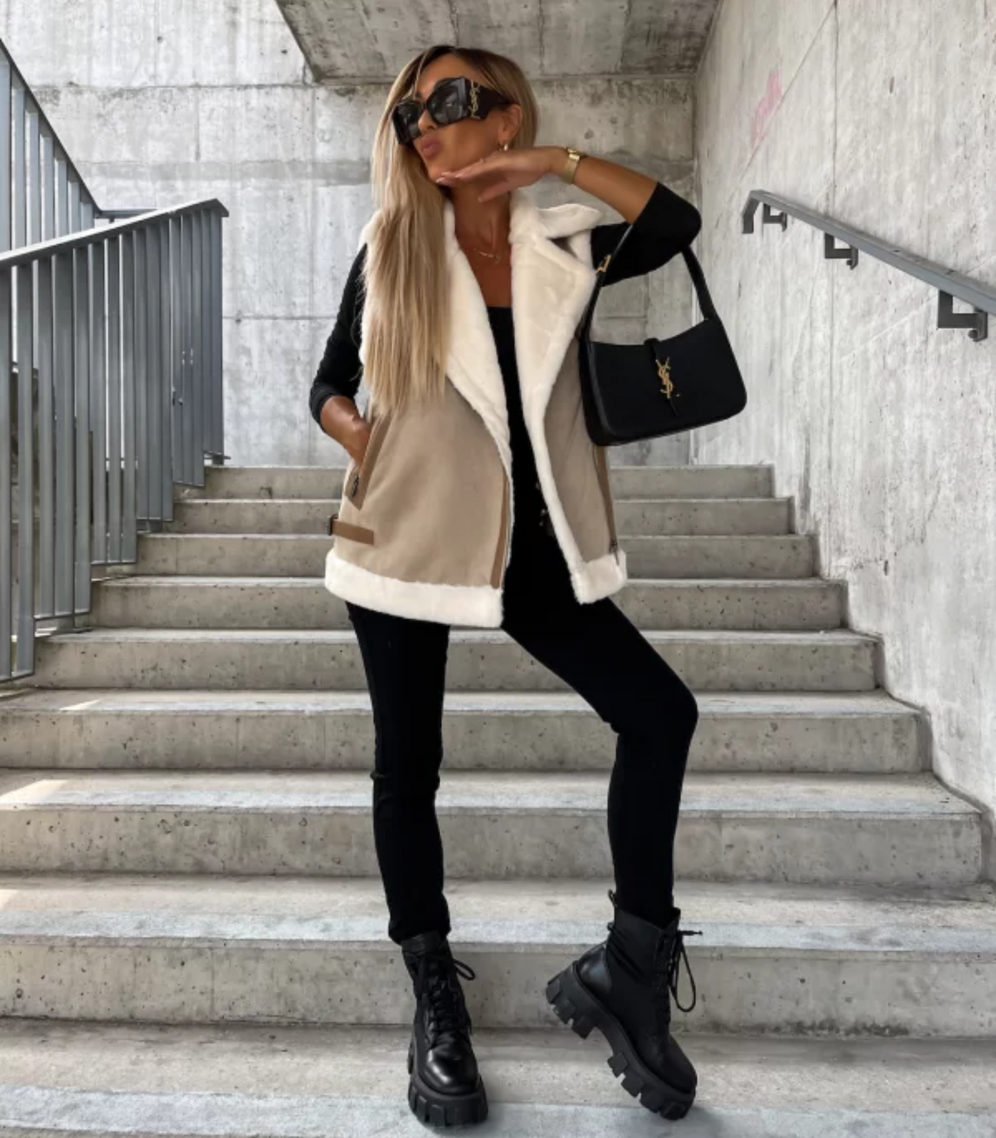 Wendy - bodywarmer wollen