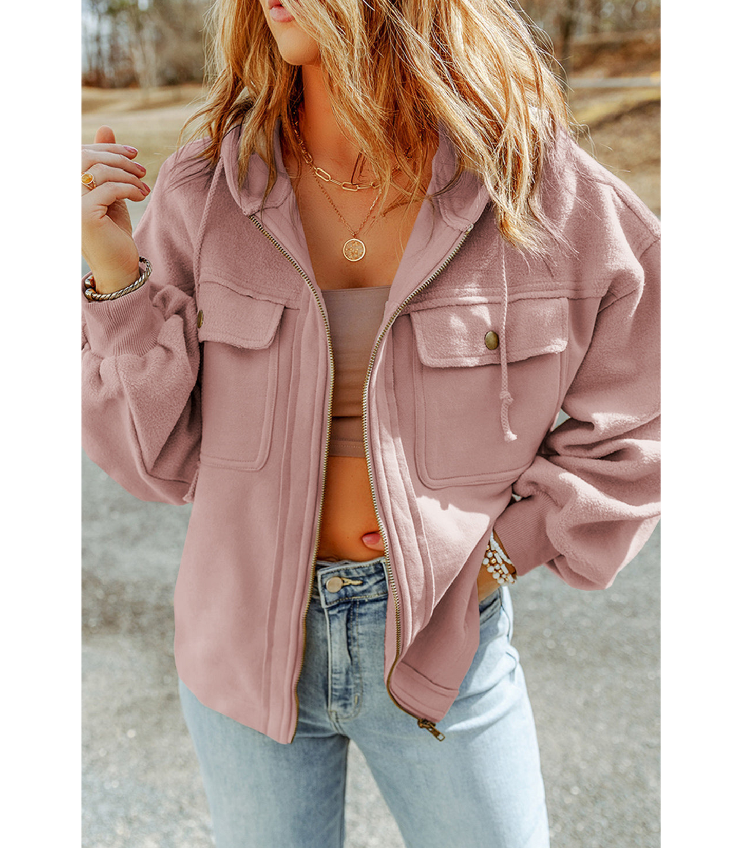 Teske - Stijlvolle jacket met capuchon