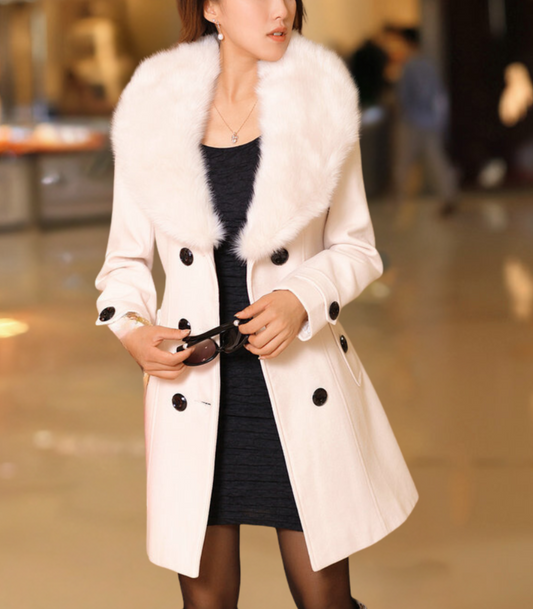 Nele - Trendy halflange winterjas