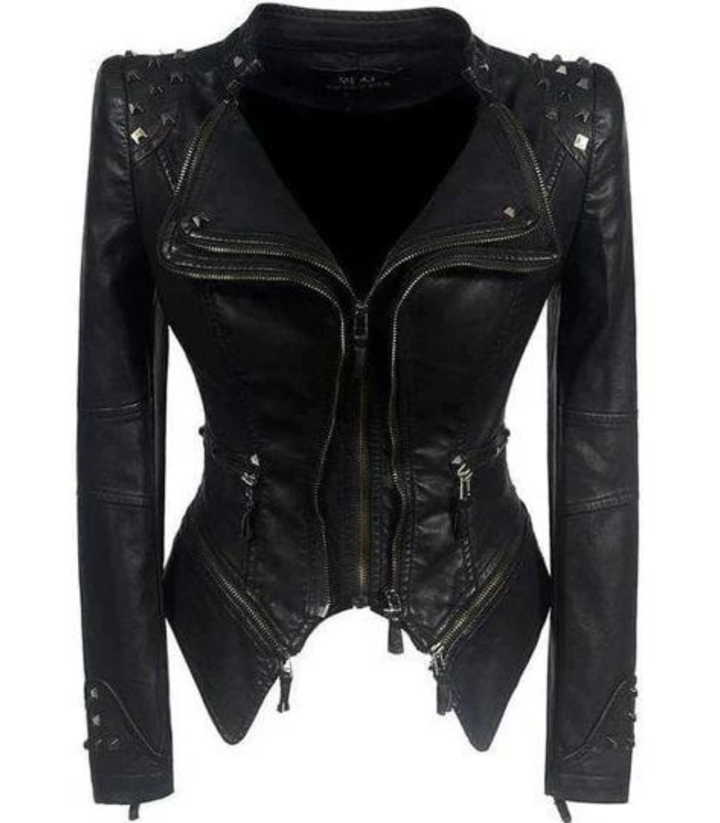 Julia - lerenlook jacket