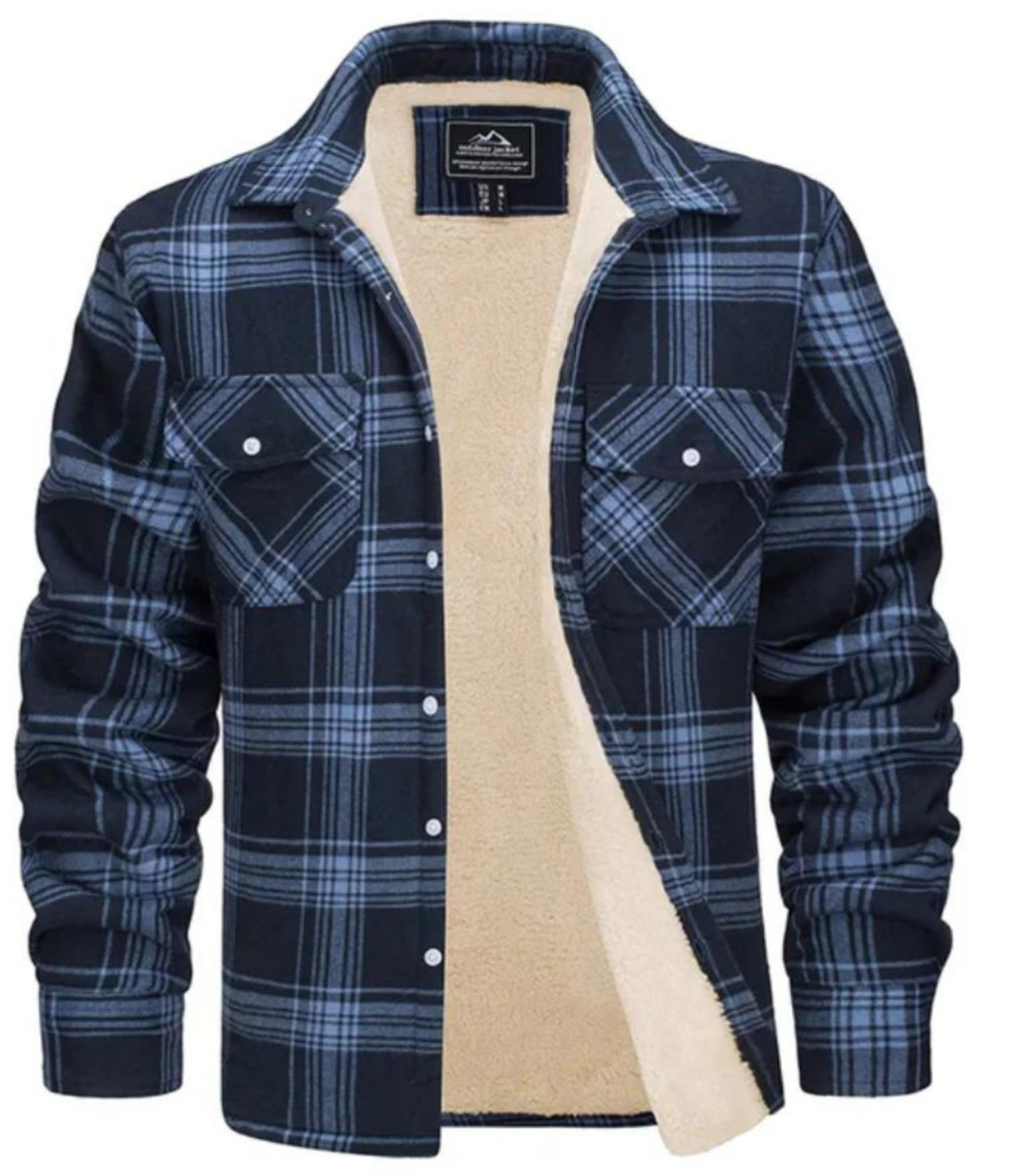 Ralph - fleece gevoerde geruite jacket