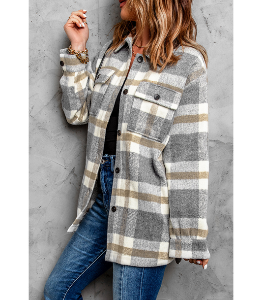 Neda - Geruite jacket voor vrouwen