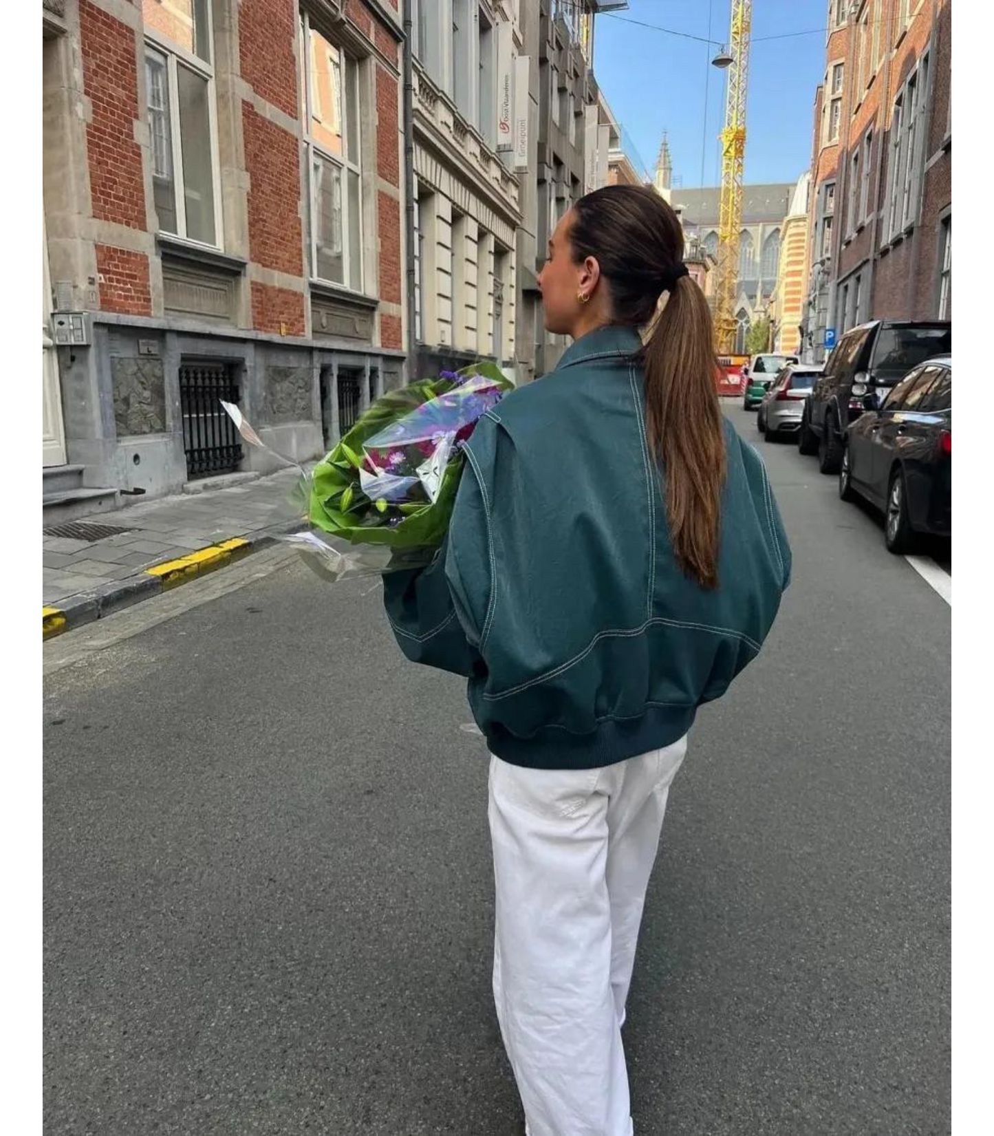 Senna – weide lerenlook jacket