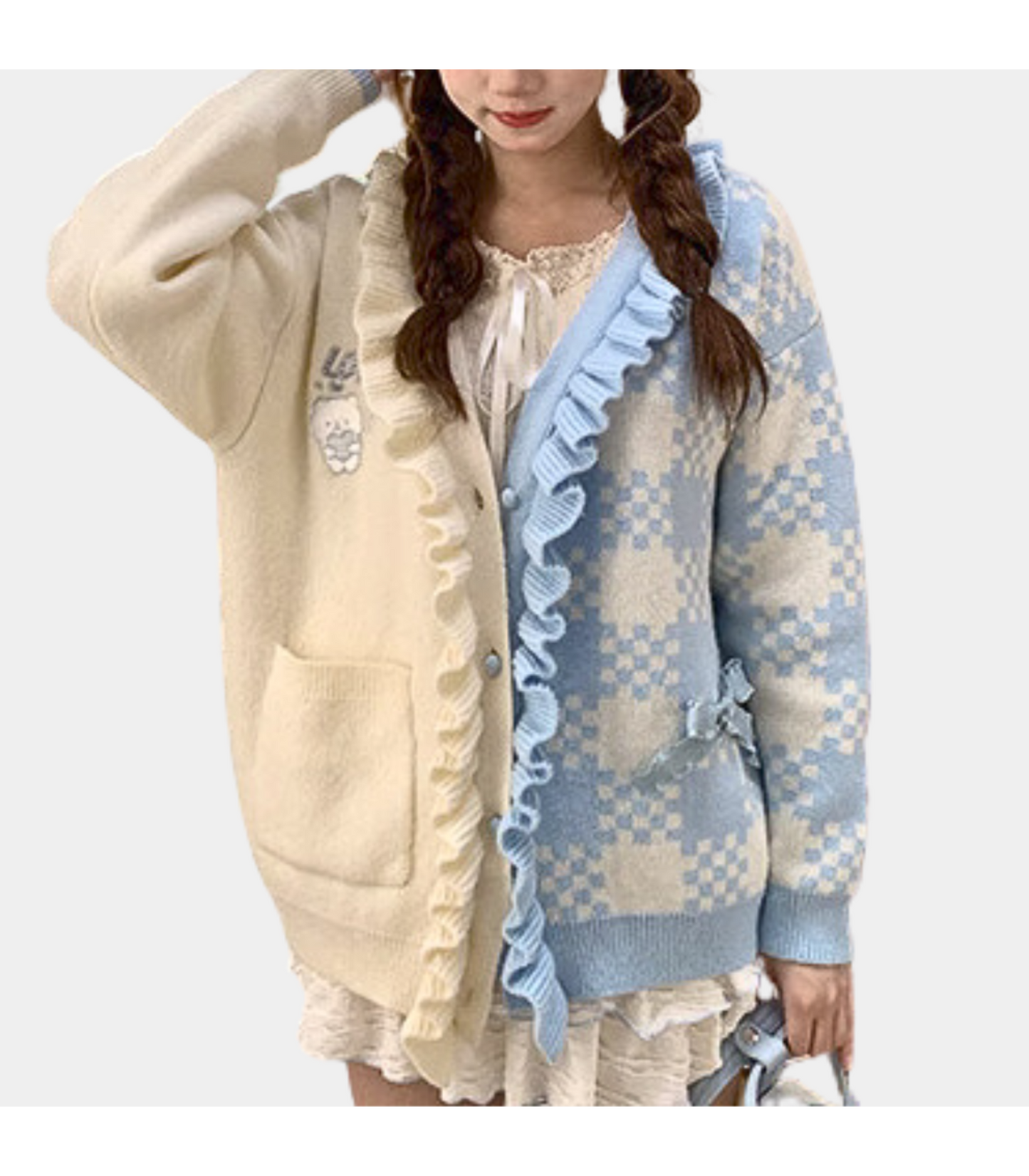 Dafne - Trendy gebreid damesvest