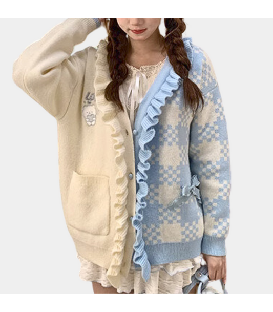 Dafne - Trendy gebreid damesvest