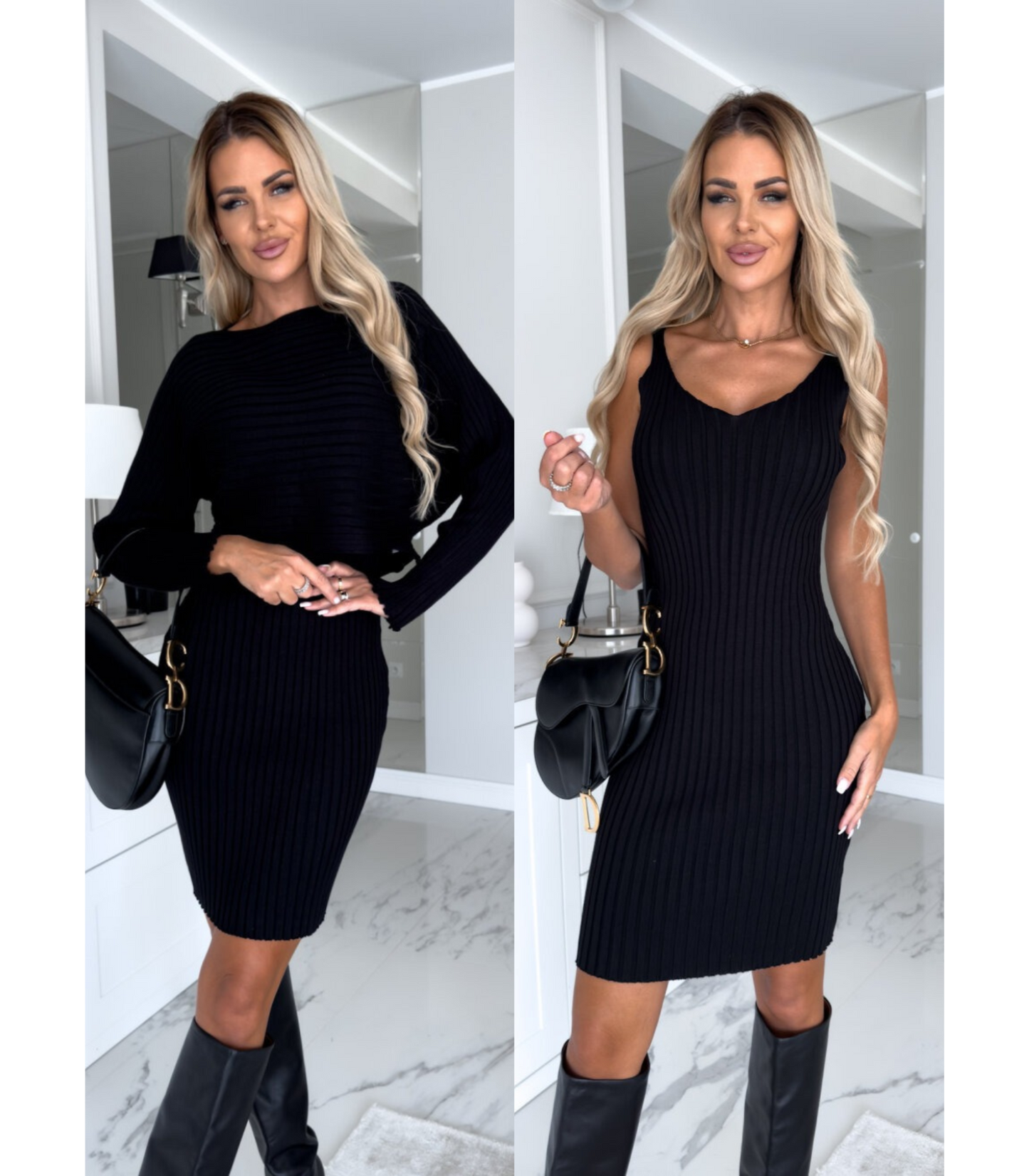 Celina - Gebreide Jurk & Trui Set